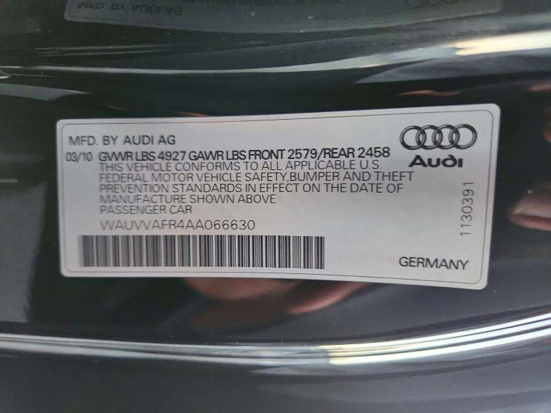 Продаж на аукціоні авто 2010 Audi S5, vin: WAUVVAFR4AA066630, номер лоту: 63530066