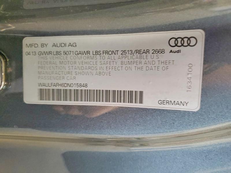 Aukcja sprzedaży 2013 Audi A5, vin: WAULFAFH6DN015848, numer aukcji: 64514406