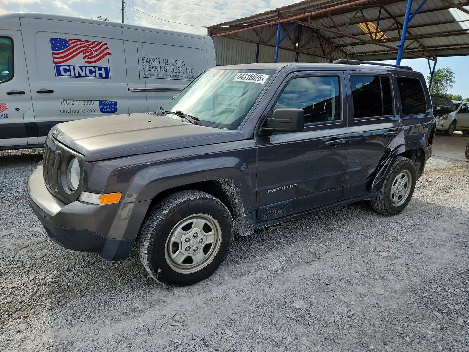 64316626 :رقم المزاد ، 1C4NJPBA5GD537287 vin ، 2016 Jeep Patriot مزاد بيع