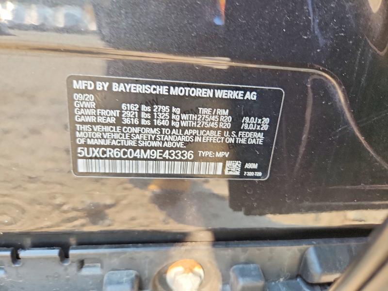 Продаж на аукціоні авто 2021 Bmw X5, vin: 5UXCR6C04M9E43336, номер лоту: 63500906