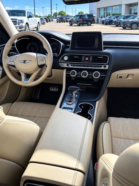 2019 Genesis G70 მანქანა იყიდება აუქციონზე, vin: KMTG34LE8KU015136, აუქციონის ნომერი: 65404206