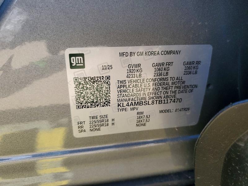 Aukcja sprzedaży 2026 Buick Encore Gx, vin: KL4AMBSL8TB117470, numer aukcji: 65581736