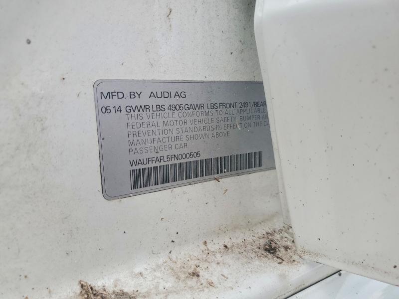 Aukcja sprzedaży 2015 Audi A4, vin: WAUFFAFL5FN000505, numer aukcji: 64341566