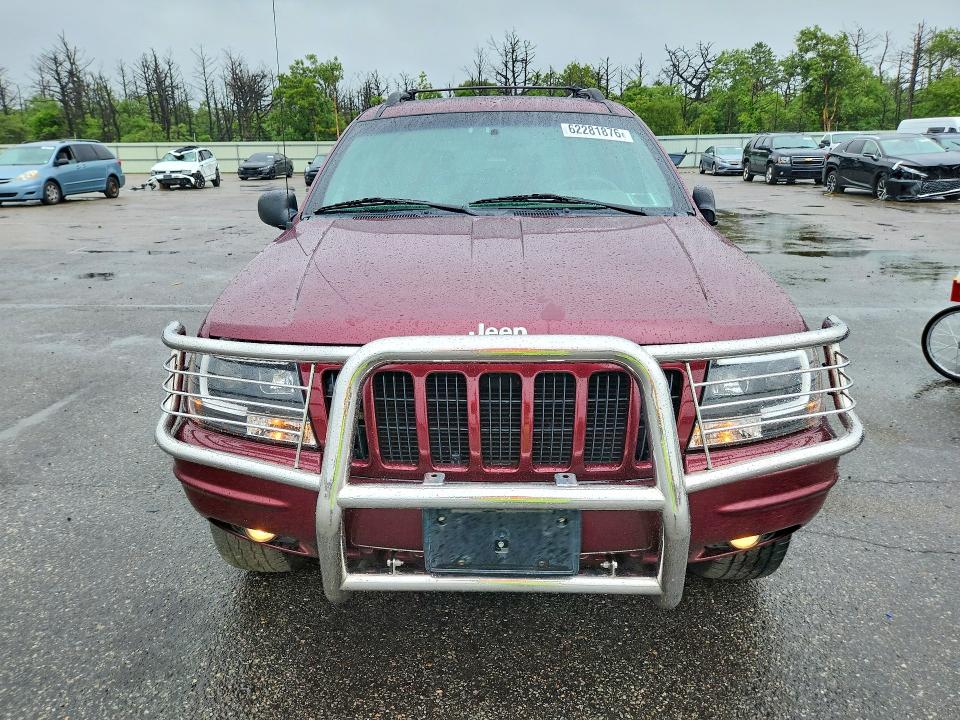 2000 Jeep Grand Cherokee მანქანა იყიდება აუქციონზე, vin: 1J4GW58N1YC282230, აუქციონის ნომერი: 62281876