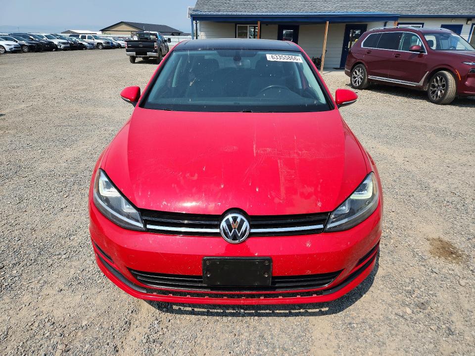 2016 Volkswagen Golf მანქანა იყიდება აუქციონზე, vin: 3VW217AU8GM056515, აუქციონის ნომერი: 63355866