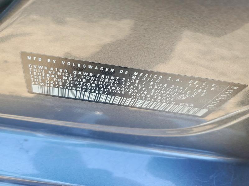 Aukcja sprzedaży 2017 Volkswagen Jetta, vin: 3VWDB7AJ0HM292587, numer aukcji: 63645226