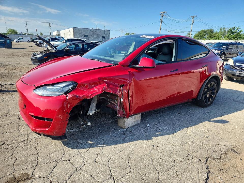 2022 Tesla Model Y მანქანა იყიდება აუქციონზე, vin: 7SAYGDEE8NF325940, აუქციონის ნომერი: 65267066