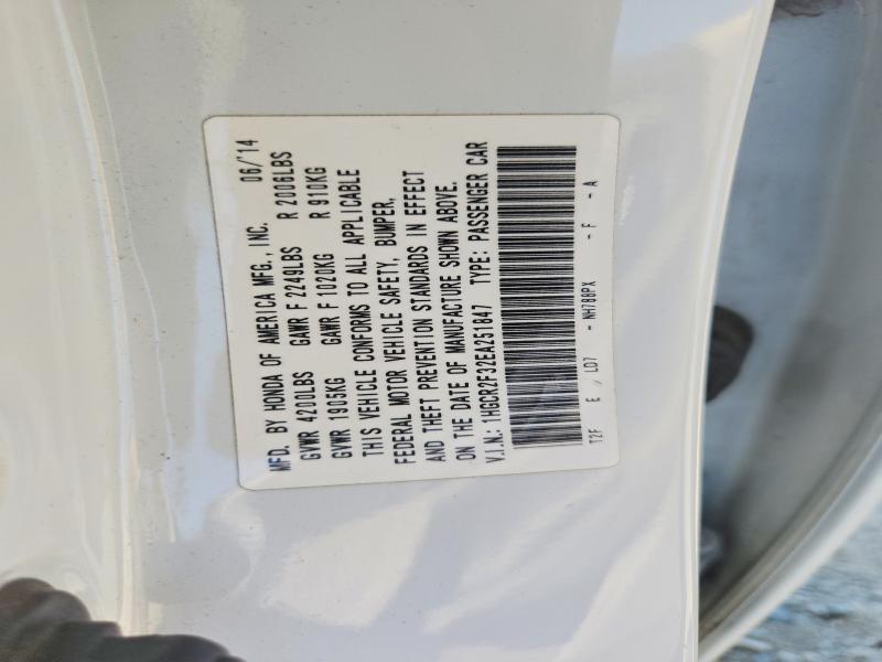 Aukcja sprzedaży 2014 Honda Accord, vin: 1HGCR2F32EA251847, numer aukcji: 64235716