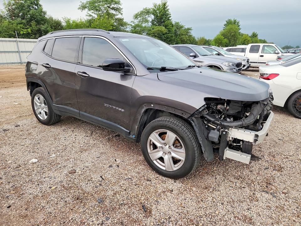 Продажа на аукционе авто 2022 Jeep Compass, vin: 3C4NJDBB2NT165518, номер лота: 64385796