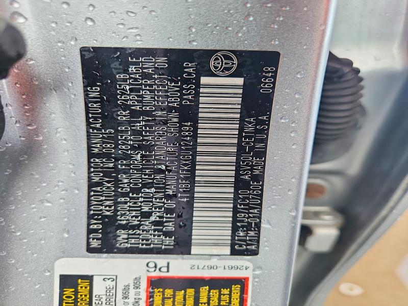 2016 Toyota Camry მანქანა იყიდება აუქციონზე, vin: 4T1BF1FKXGU124894, აუქციონის ნომერი: 66916576