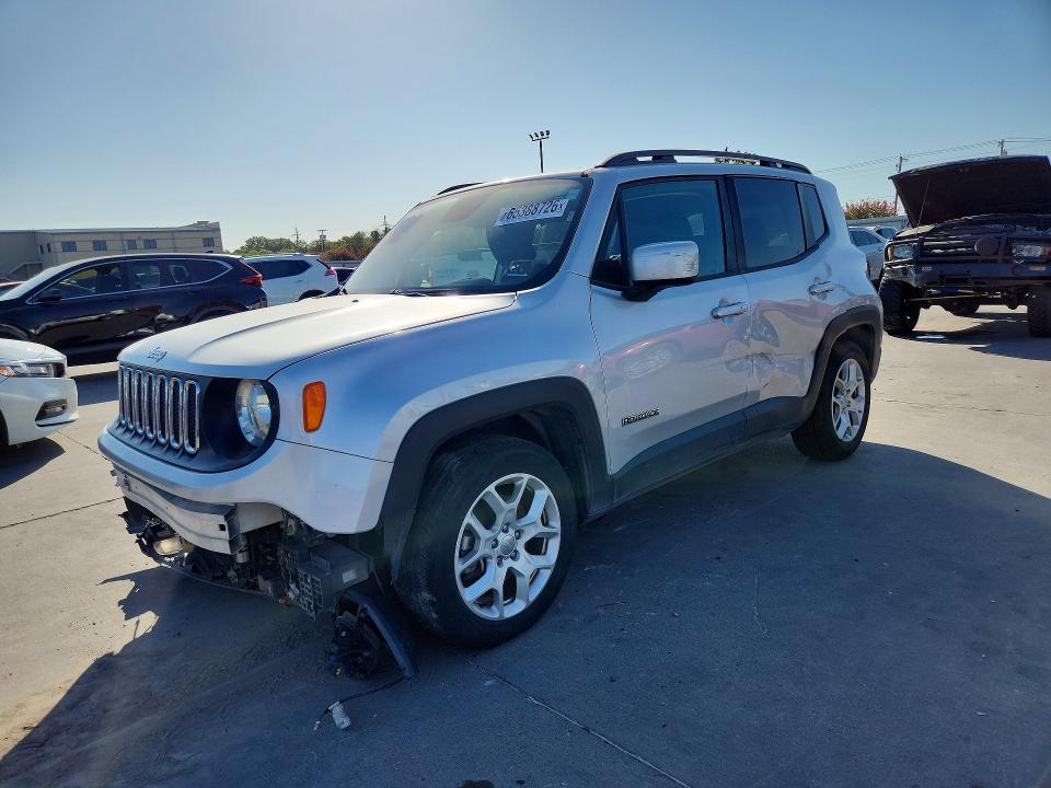 2018 Jeep Renegade მანქანა იყიდება აუქციონზე, vin: ZACCJABB7JPJ56592, აუქციონის ნომერი: 65388726