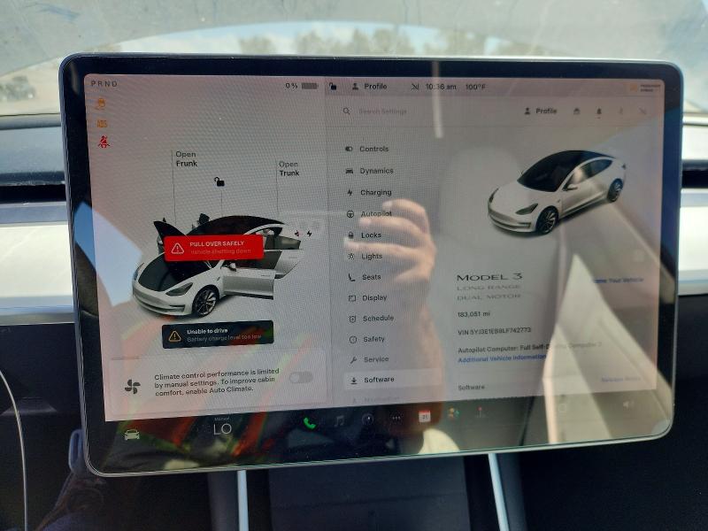 Aukcja sprzedaży 2020 Tesla Model 3, vin: 5YJ3E1EB9LF742773, numer aukcji: 66300886