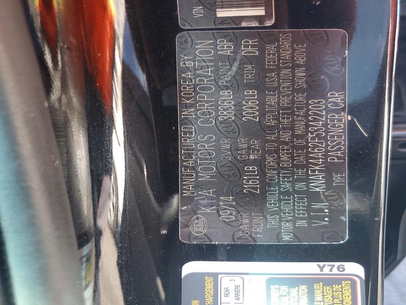 Aukcja sprzedaży 2015 Kia Forte, vin: KNAFK4A62F5342203, numer aukcji: 61454366