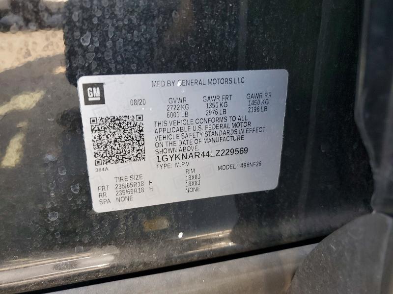 Продаж на аукціоні авто 2020 Cadillac Xt5, vin: 1GYKNAR44LZ229569, номер лоту: 64030966