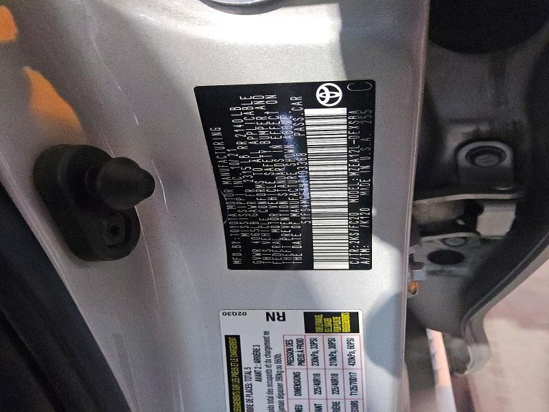 Aukcja sprzedaży 2022 Toyota Corolla, vin: 5YFS4MCEXNP103368, numer aukcji: 64488766