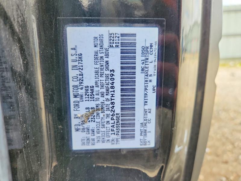 Aukcja sprzedaży 1996 Ford Thunderbird, vin: 1FALP6248TH184093, numer aukcji: 64373396