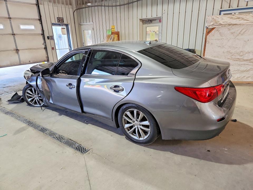 66735046 :رقم المزاد ، JN1AV7AR3FM850673 vin ، 2015 Infiniti Q50 Hybrid مزاد بيع