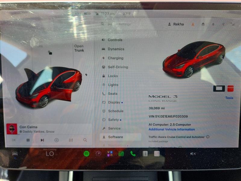 Продажа на аукционе авто 2018 Tesla Model 3, vin: 5YJ3E1EA6JF020309, номер лота: 64090496