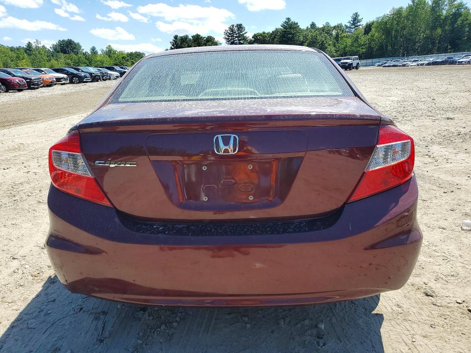 65758856 :رقم المزاد ، 2HGFB2F8XCH600927 vin ، 2012 Honda Civic مزاد بيع