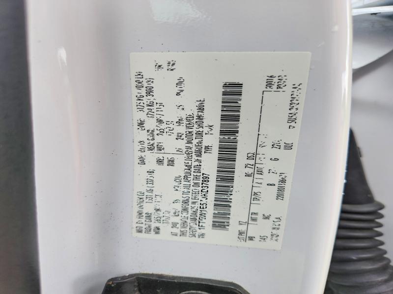 2018 Ford F150 მანქანა იყიდება აუქციონზე, vin: 1FTEW1E57JKD37897, აუქციონის ნომერი: 66746956