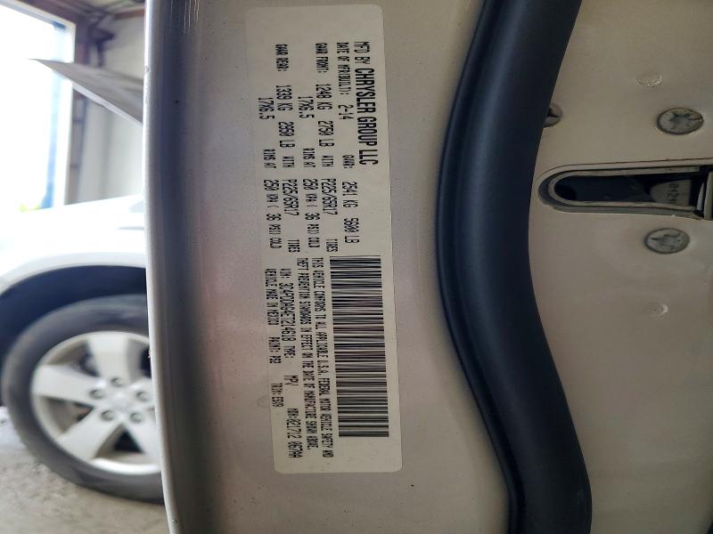 2014 Dodge Journey მანქანა იყიდება აუქციონზე, vin: 3C4PDDAG4ET214618, აუქციონის ნომერი: 64951406