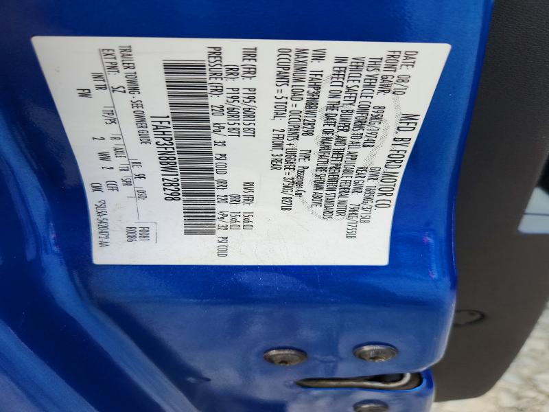 2011 Ford Focus მანქანა იყიდება აუქციონზე, vin: 1FAHP3FN8BW128298, აუქციონის ნომერი: 64503726
