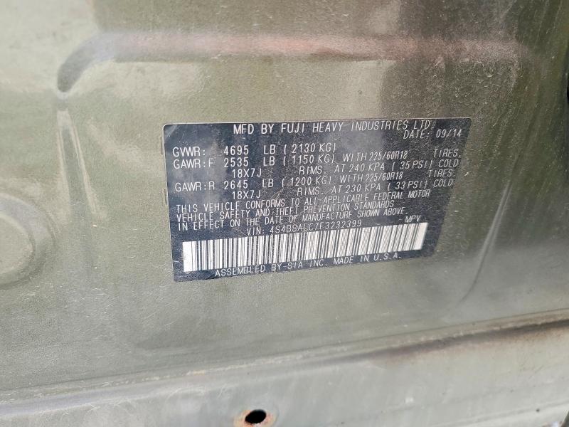 Aukcja sprzedaży 2015 Subaru Outback, vin: 4S4BSALC7F3232399, numer aukcji: 66724466