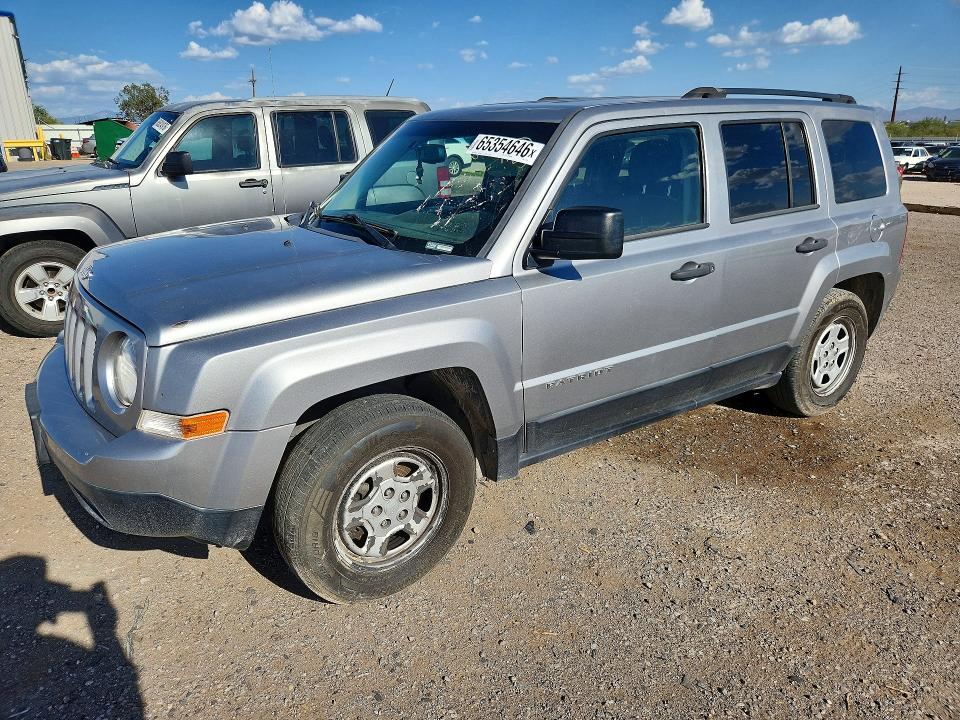 65354646 :رقم المزاد ، 1C4NJPBA9GD775076 vin ، 2016 Jeep Patriot مزاد بيع