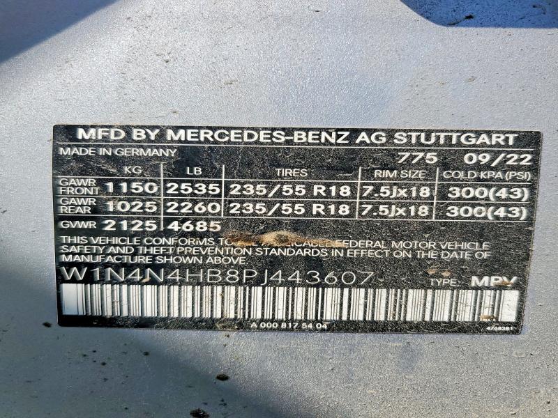 Aukcja sprzedaży 2023 Mercedes-benz Gla, vin: W1N4N4HB8PJ443607, numer aukcji: 63347086