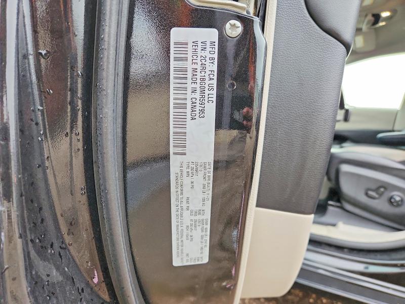 63872206 :رقم المزاد ، 2C4RC1BG0MR597953 vin ، 2021 Chrysler Pacifica مزاد بيع