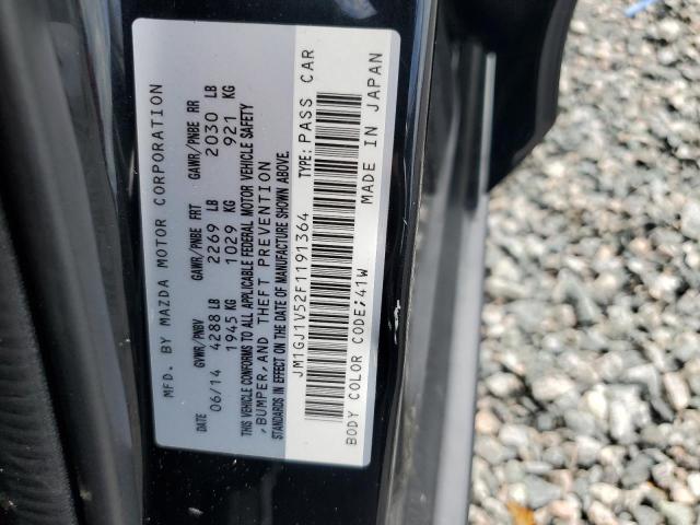 Продаж на аукціоні авто 2015 Mazda 6, vin: JM1GJ1V52F1191364, номер лоту: 63954116