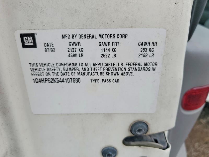 Продаж на аукціоні авто 2004 Buick Lesabre, vin: 1G4HP52K544107680, номер лоту: 63743546