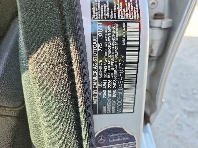 Aukcja sprzedaży 2011 Mercedes-benz C, vin: WDDGF5EB4BA507779, numer aukcji: 63553626