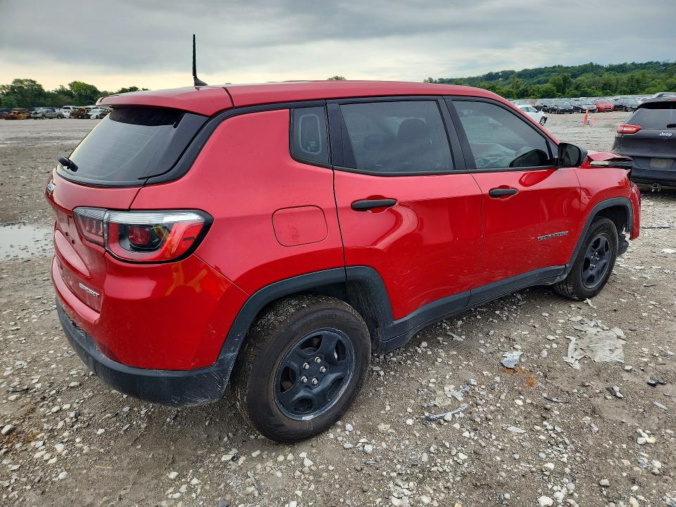 Продаж на аукціоні авто 2018 Jeep Compass, vin: 3C4NJCAB4JT271748, номер лоту: 63922476