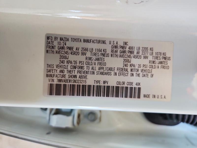 Aukcja sprzedaży 2025 Mazda Cx-50, vin: 7MMVABEM1SN323215, numer aukcji: 65178616
