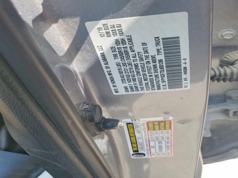 Продажа на аукционе авто 2020 Honda Ridgeline, vin: 5FPYK3F73LB001286, номер лота: 65858186