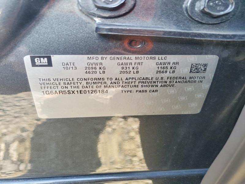 Продаж на аукціоні авто 2014 Cadillac Cts, vin: 1G6AR5SX1E0126184, номер лоту: 65086296