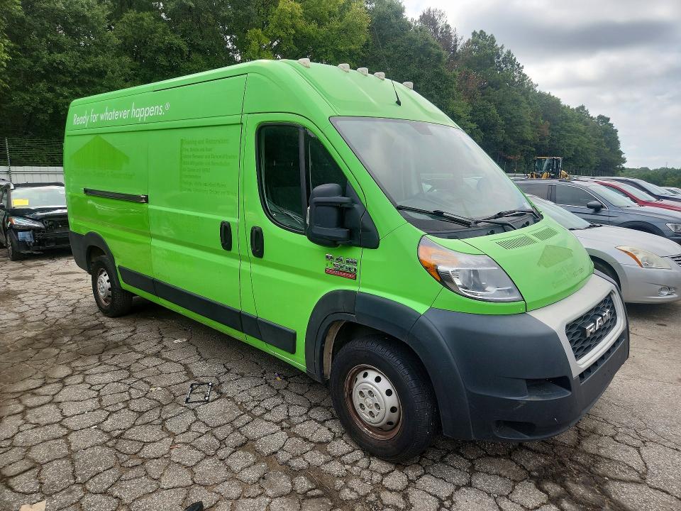 64978886 :رقم المزاد ، 3C6TRVDGXLE107907 vin ، 2020 Ram Promaster 2500 مزاد بيع