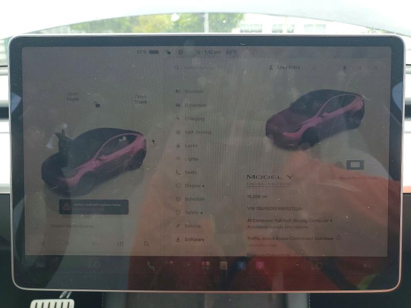 Продажа на аукционе авто 2024 Tesla Model Y, vin: 7SAYGDEF5RF027229, номер лота: 66358476