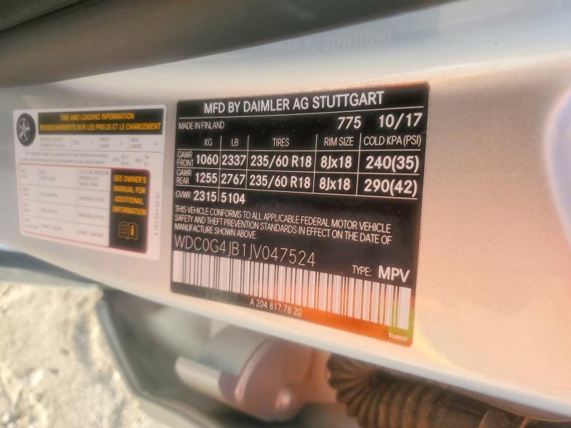 Продаж на аукціоні авто 2018 Mercedes-benz Glc, vin: WDC0G4JB1JV047524, номер лоту: 63262676