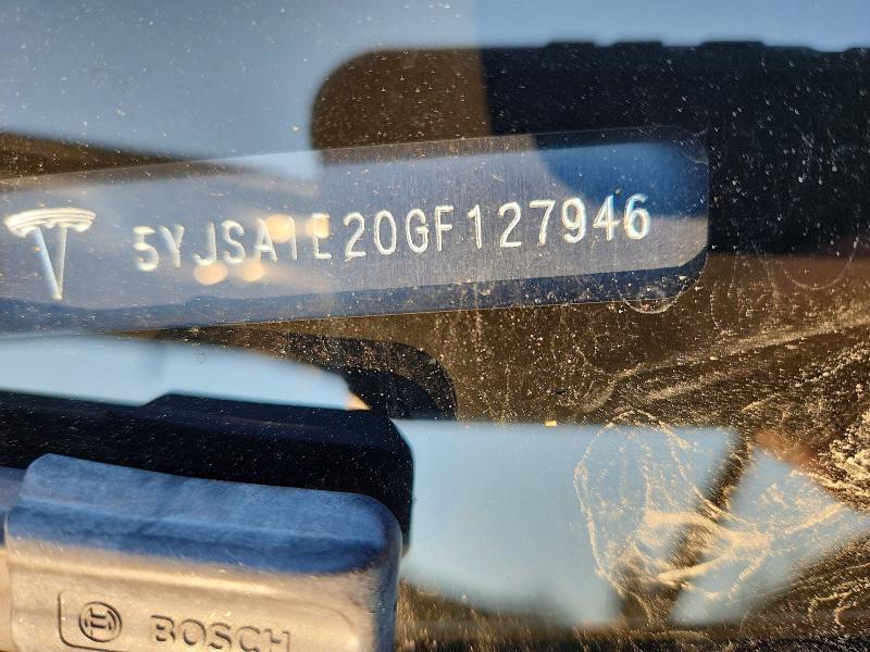 Aukcja sprzedaży 2016 Tesla Model S, vin: 5YJSA1E20GF127946, numer aukcji: 63026046