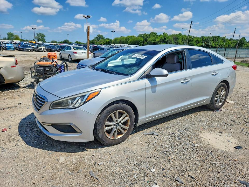 2017 Hyundai Sonata მანქანა იყიდება აუქციონზე, vin: 5NPE24AF7HH470647, აუქციონის ნომერი: 63337616