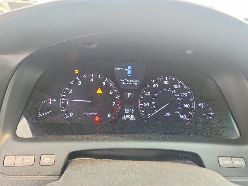 64437796 :رقم المزاد ، JTHCL46F795002639 vin ، 2009 Lexus Ls مزاد بيع
