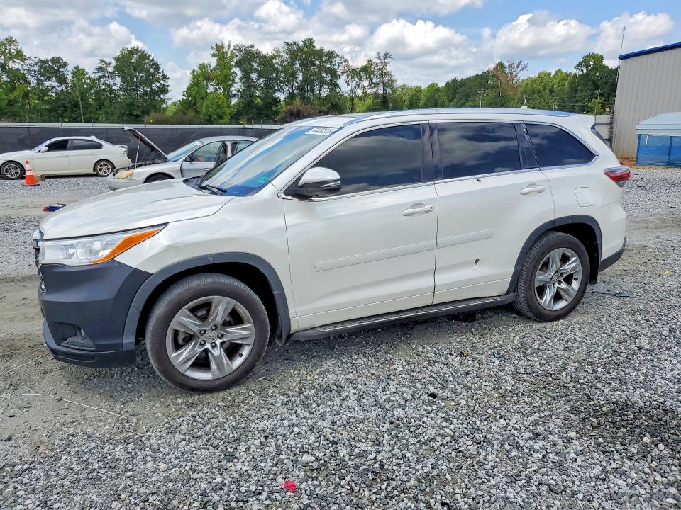 2015 Toyota Highlander მანქანა იყიდება აუქციონზე, vin: 5TDDKRFH7FS182606, აუქციონის ნომერი: 64458316