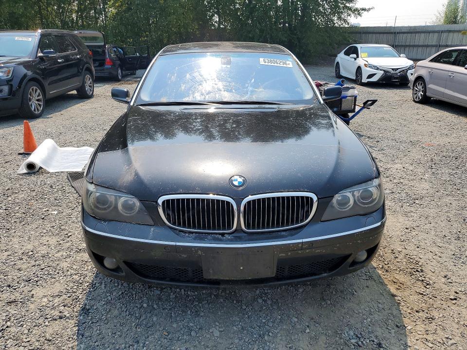 2007 Bmw 750 მანქანა იყიდება აუქციონზე, vin: WBAHN83597DT66565, აუქციონის ნომერი: 63806296