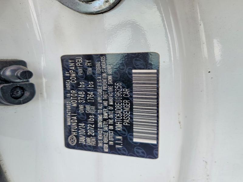 2014 Hyundai Veloster მანქანა იყიდება აუქციონზე, vin: KMHTC6AD8EU196256, აუქციონის ნომერი: 65310096