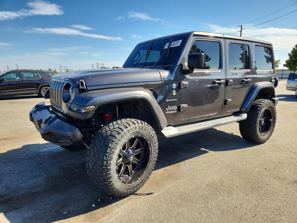 2018 Jeep Wrangler Unlimited მანქანა იყიდება აუქციონზე, vin: 1C4HJXEG2JW311216, აუქციონის ნომერი: 65955026