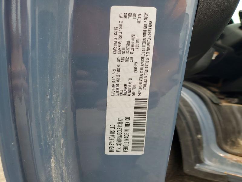 Продаж на аукціоні авто 2020 Ram Promaster 3500, vin: 3C6URVJG0LE143677, номер лоту: 66937426