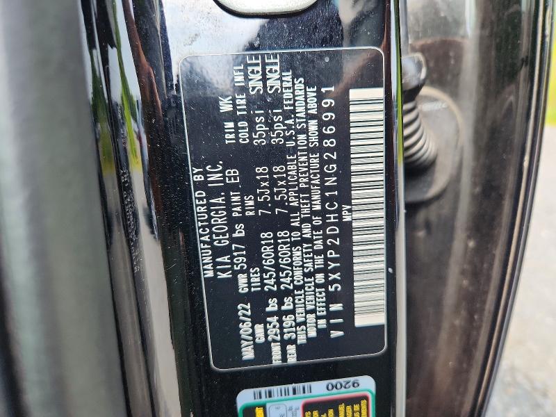 Продажа на аукционе авто 2022 Kia Telluride, vin: 5XYP2DHC1NG286991, номер лота: 64252746