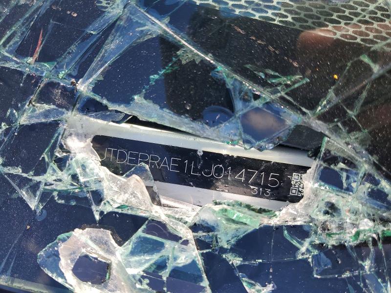 65721036 :رقم المزاد ، JTDEPRAE1LJ014715 vin ، 2020 Toyota Corolla مزاد بيع